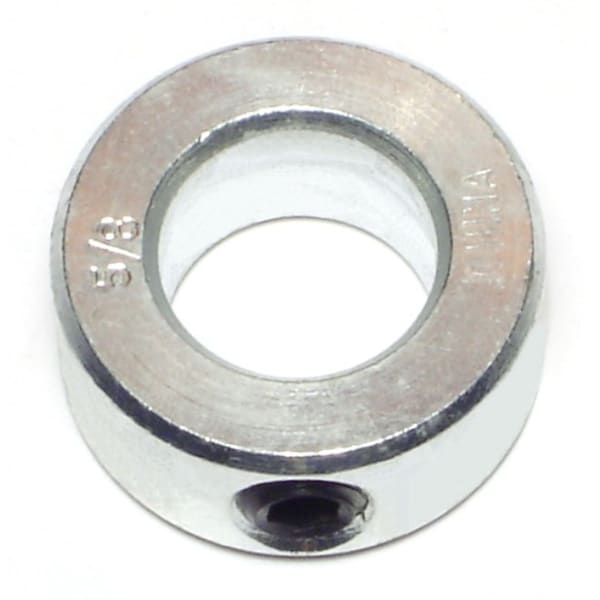 Midwest Fastener 5/8" x 1-1/8" x 1/2" Zinc Plated Steel Shaft Collar 4PK 65765 - main
